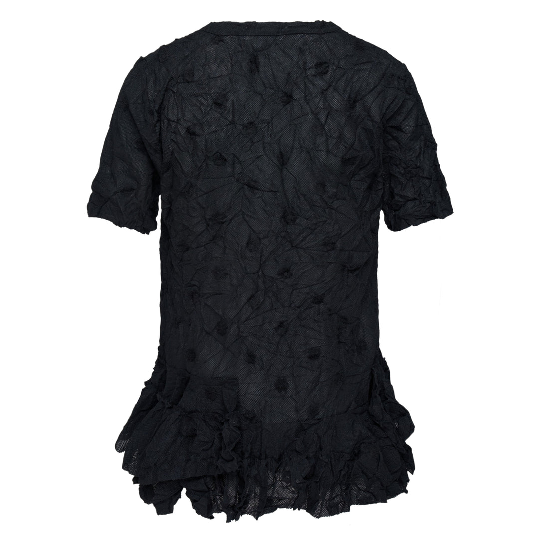 Polyester Raschel Pile Lace Tee