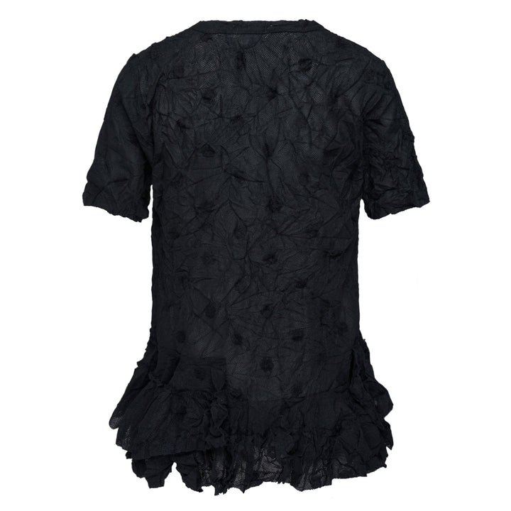 Polyester Raschel Pile Lace Tee