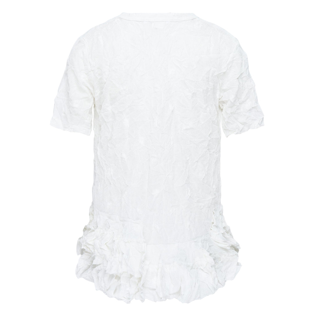 Polyester Raschel Pile Lace Tee