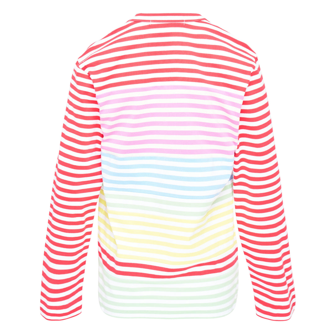 Cotton Stripe Colored Pattern Tee