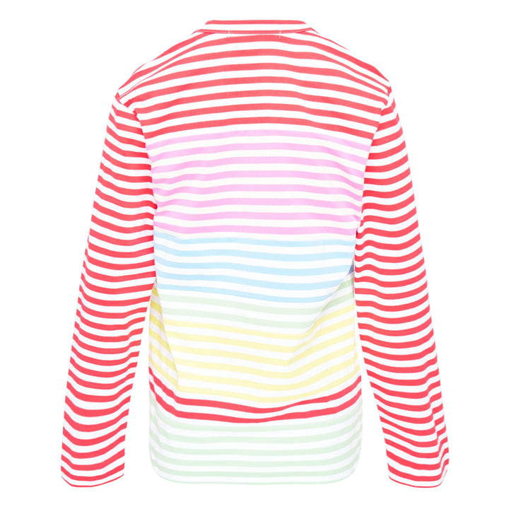 Cotton Stripe Colored Pattern Tee