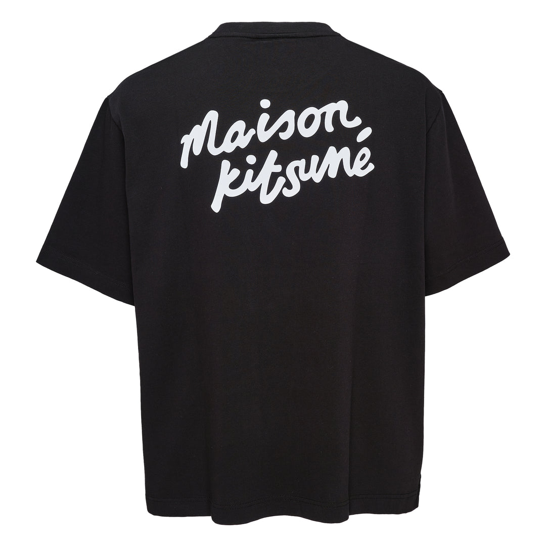 Maison Kitsune Handwriting Oversized Tee – Available at Club 21, Official Retailer in Singapore, Malaysia & Thailand with Global Shipping Online