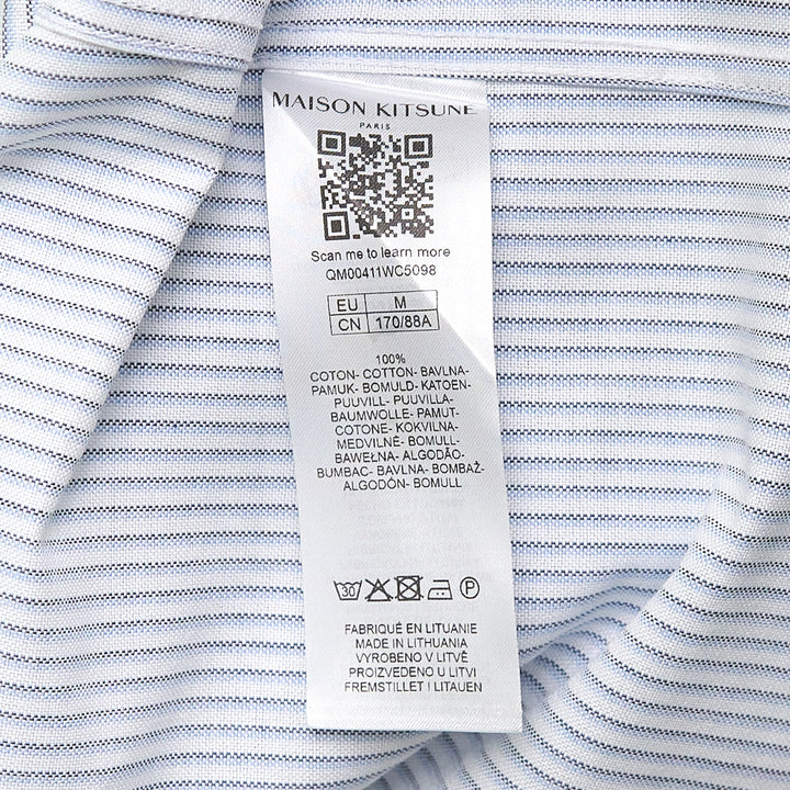 Maison Kitsune Striped Shirt – Available at Club 21, Official Retailer in Singapore, Malaysia & Thailand with Global Shipping Online