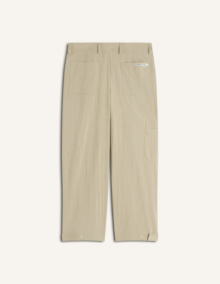 Pleated Cargo Pants