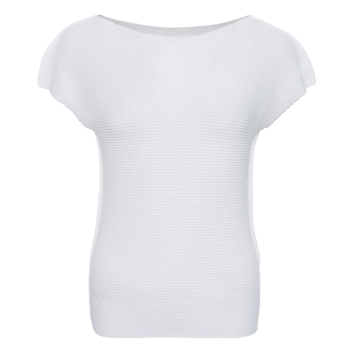 Knit Stretch Pleats Top