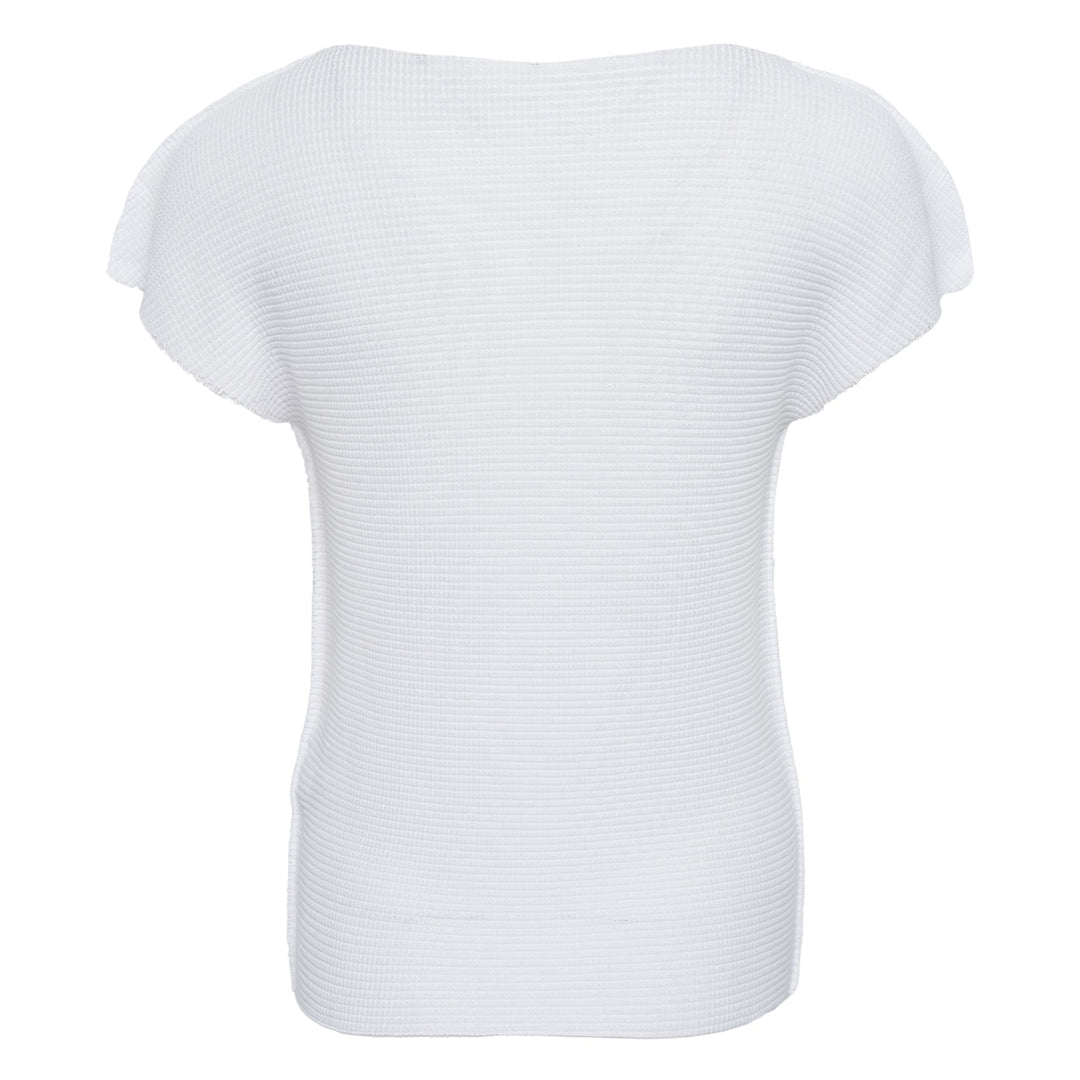 Knit Stretch Pleats Top