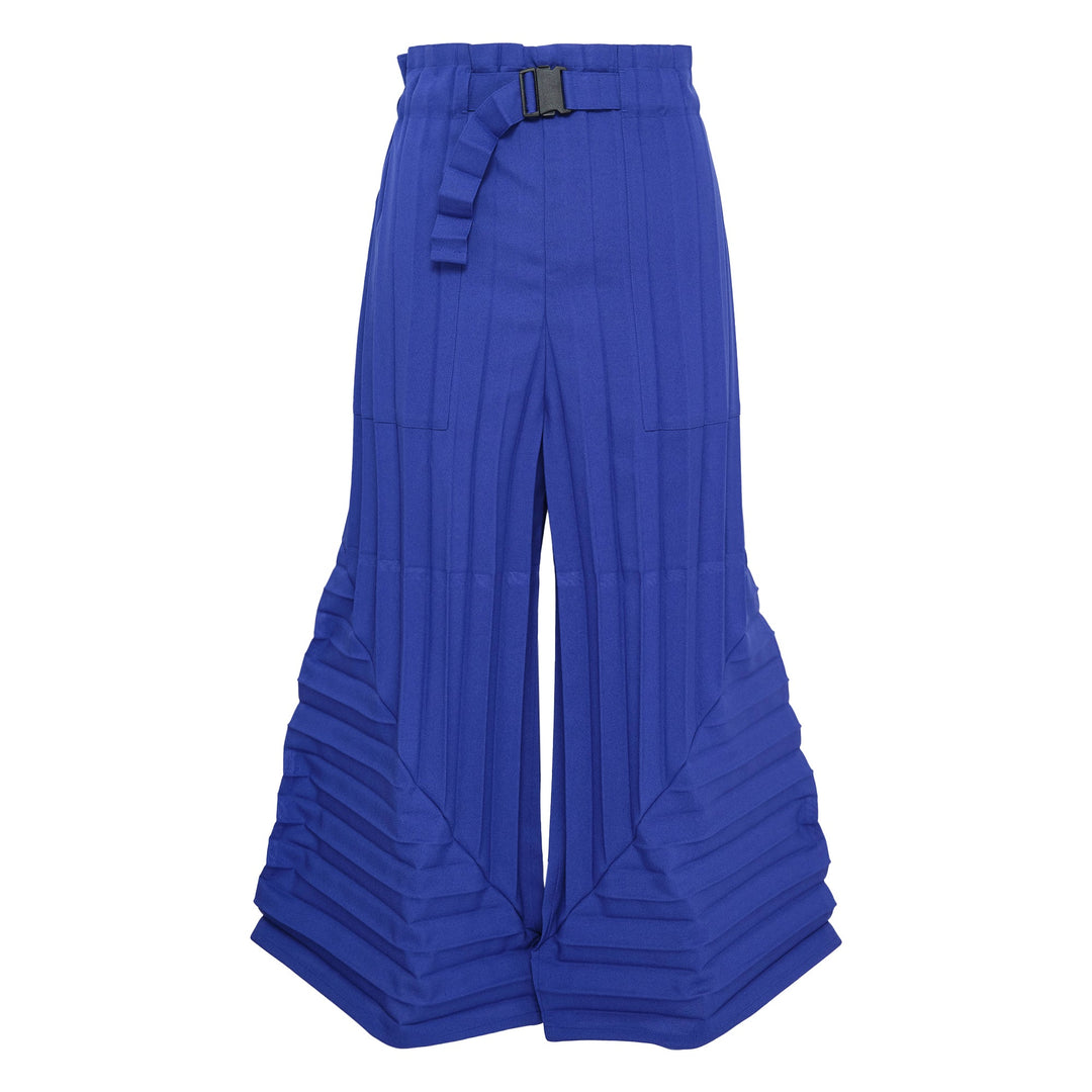 Color Pleats Pants