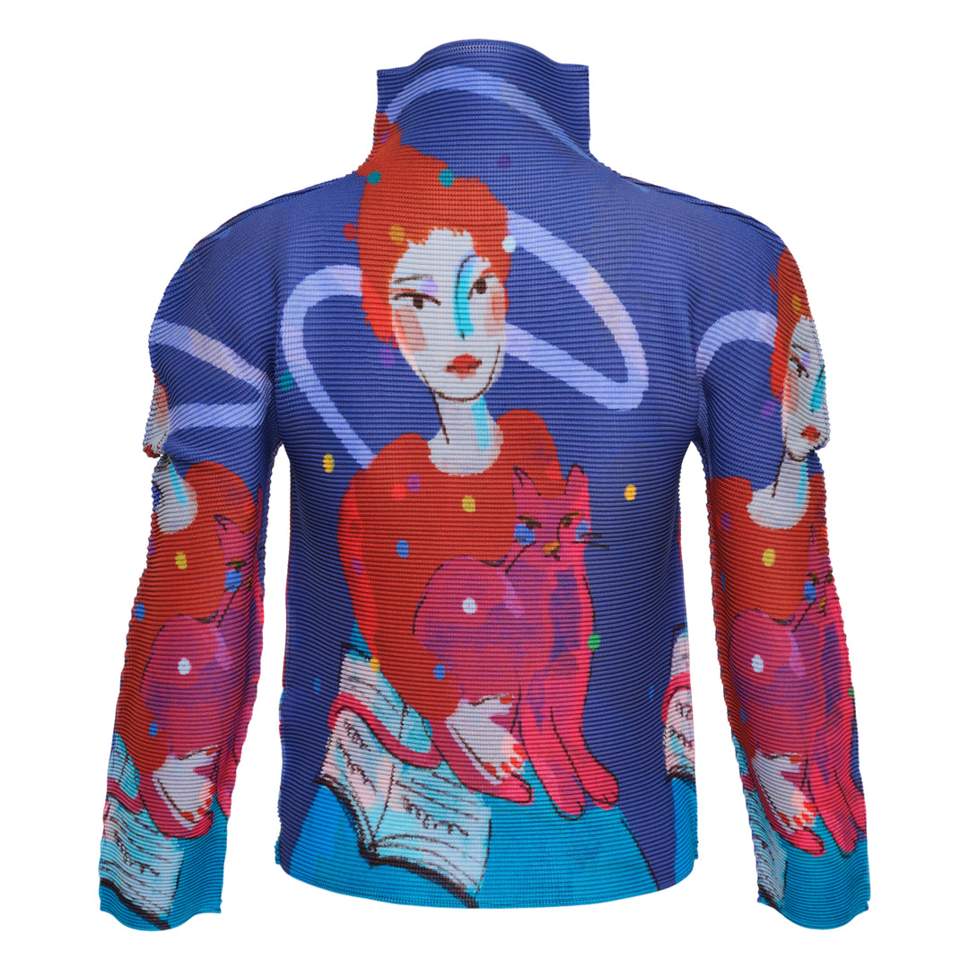 me ISSEY MIYAKE Cat Long Sleeve High Neck Top – Available at Club 21, Official Retailer in Singapore, Malaysia & Thailand with Global Shipping Online