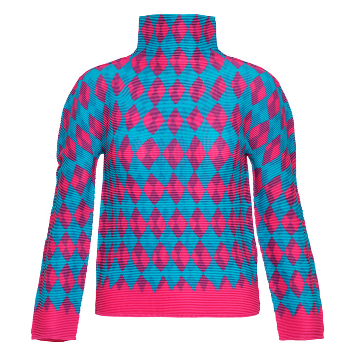me ISSEY MIYAKE Diamond Long Sleeve High Neck Top – Available at Club 21, Official Retailer in Singapore, Malaysia & Thailand with Global Shipping Online