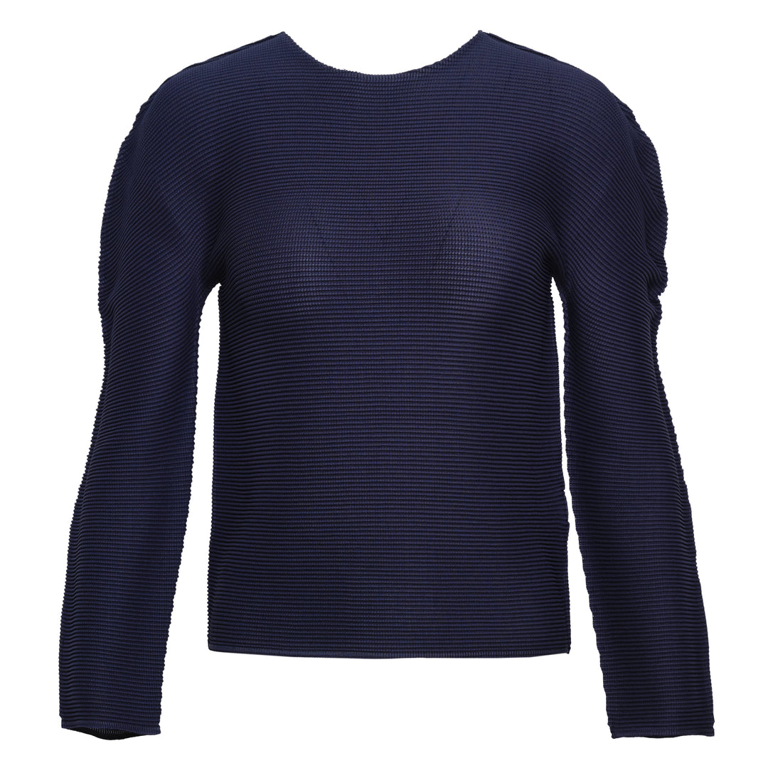 Stretch Pleats 2 Long Sleeve Top