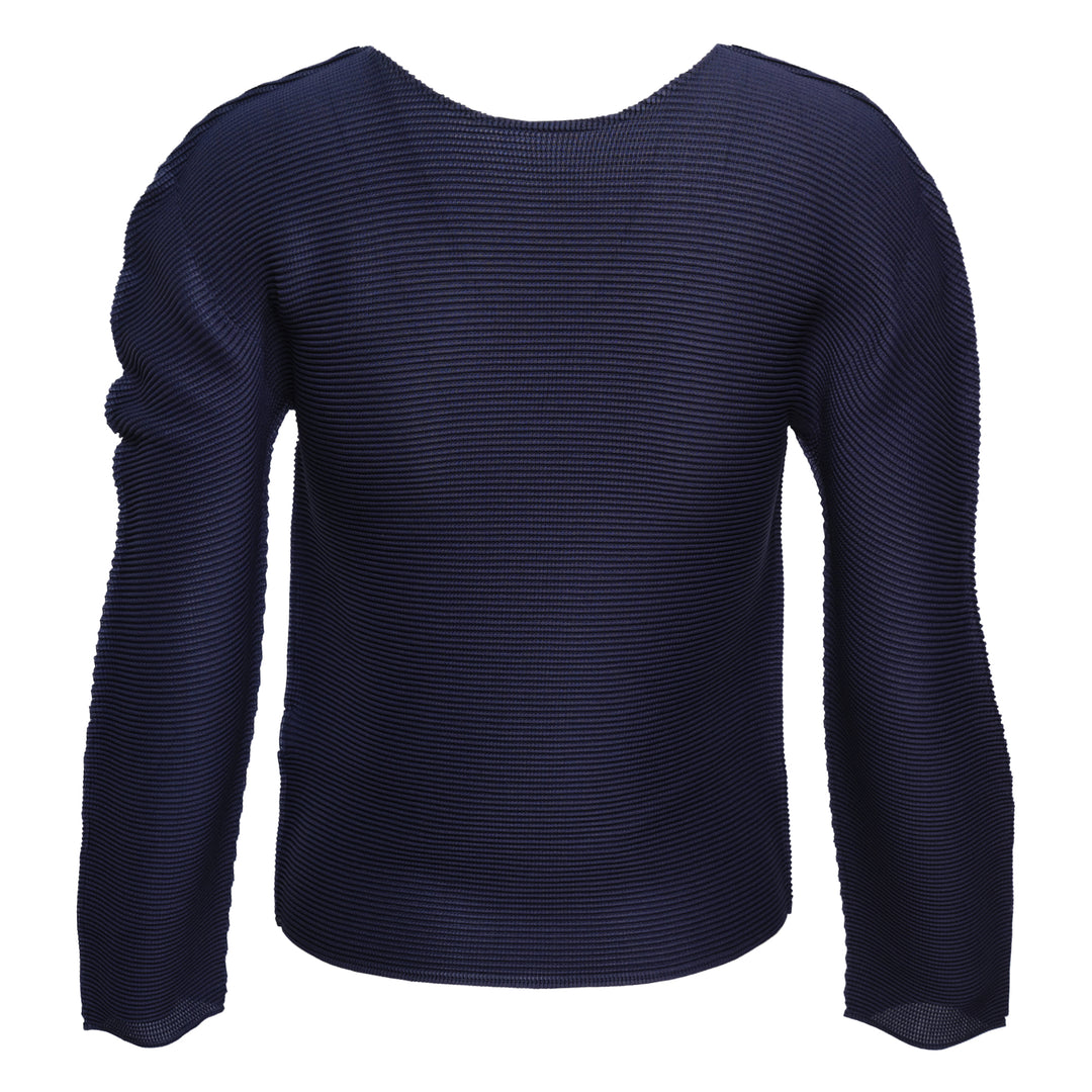 Stretch Pleats 2 Long Sleeve Top