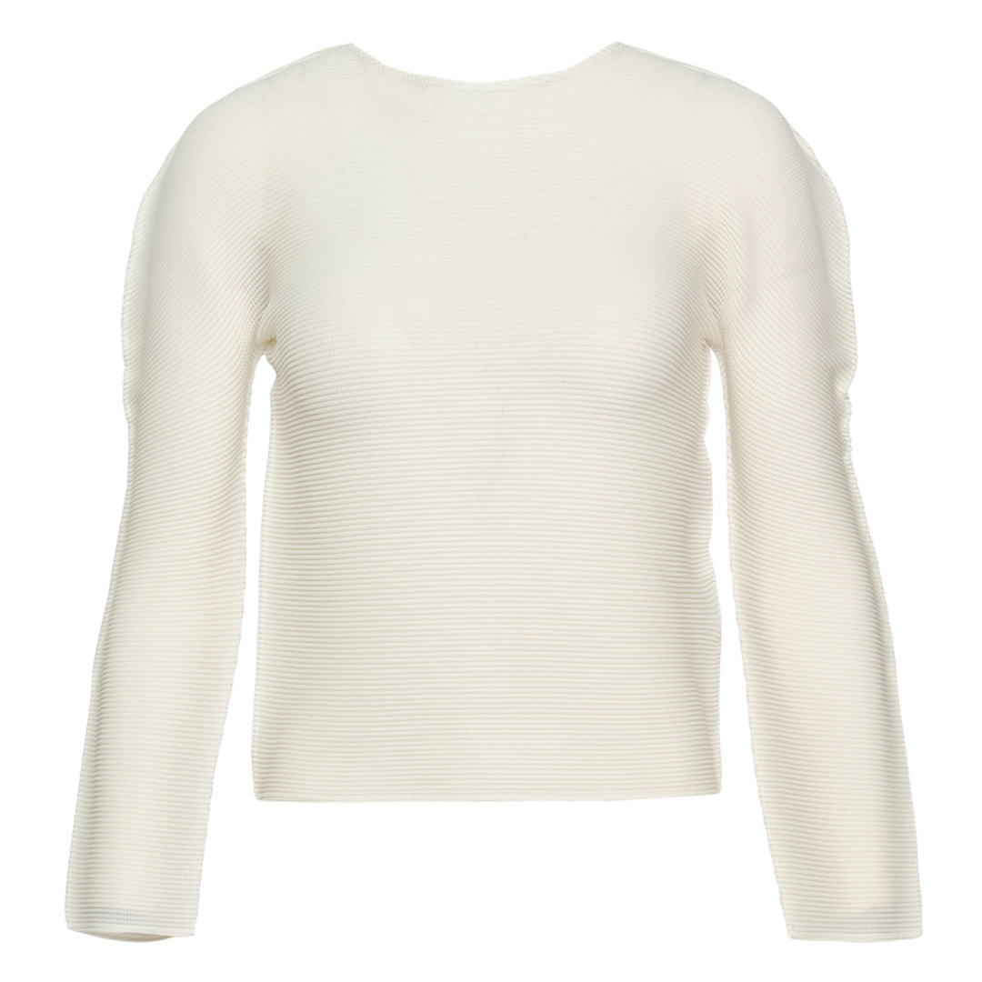 Stretch Pleats 2 Long Sleeve Top