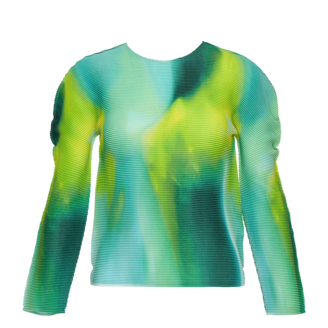 me ISSEY MIYAKE Aurora Long Sleeve Round Neck Top – Available at Club 21, Official Retailer in Singapore, Malaysia & Thailand with Global Shipping Online