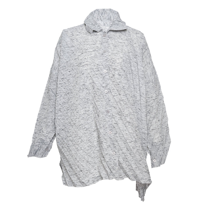 REmeTEX Nep Pleated Long Sleeve Shirt