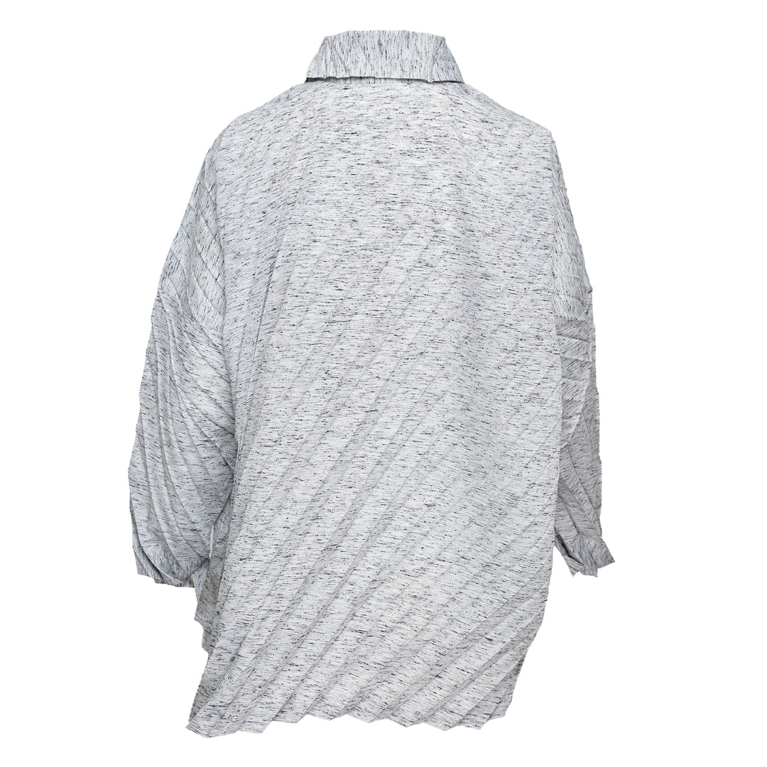 REmeTEX Nep Pleated Long Sleeve Shirt