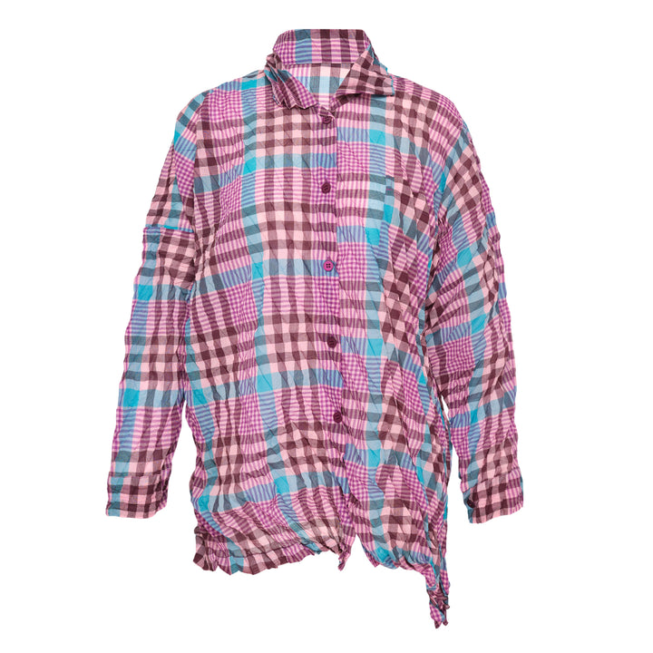 me ISSEY MIYAKE Check Whipped Pleats Shirt – Available at Club 21, Official Retailer in Singapore, Malaysia & Thailand with Global Shipping Online