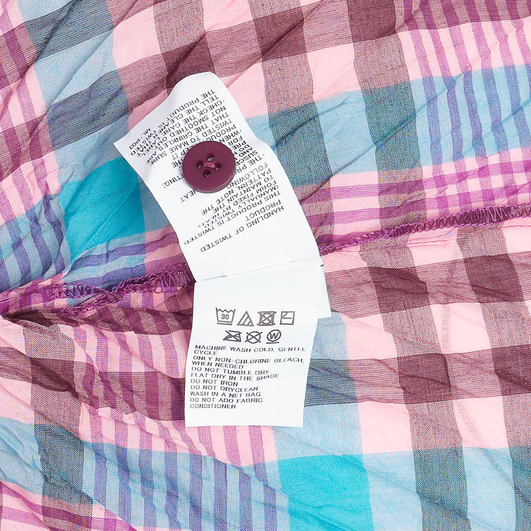 me ISSEY MIYAKE Check Whipped Pleats Shirt – Available at Club 21, Official Retailer in Singapore, Malaysia & Thailand with Global Shipping Online