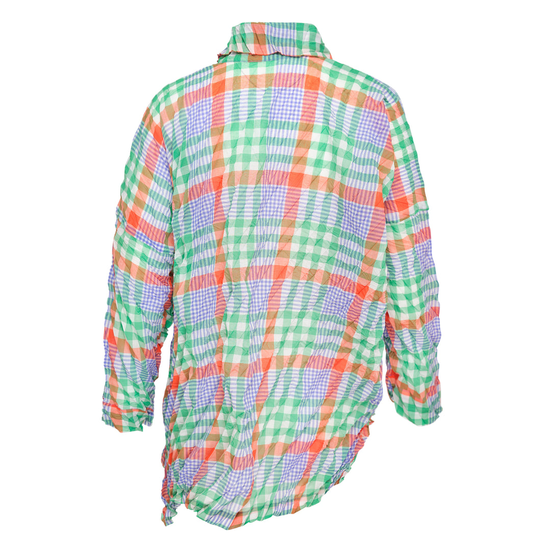 me ISSEY MIYAKE Check Whipped Pleats Shirt – Available at Club 21, Official Retailer in Singapore, Malaysia & Thailand with Global Shipping Online