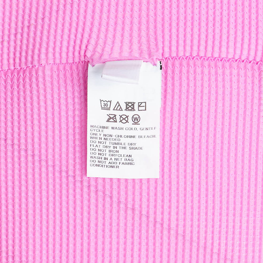 Stretch Pleats Short Sleeve Top