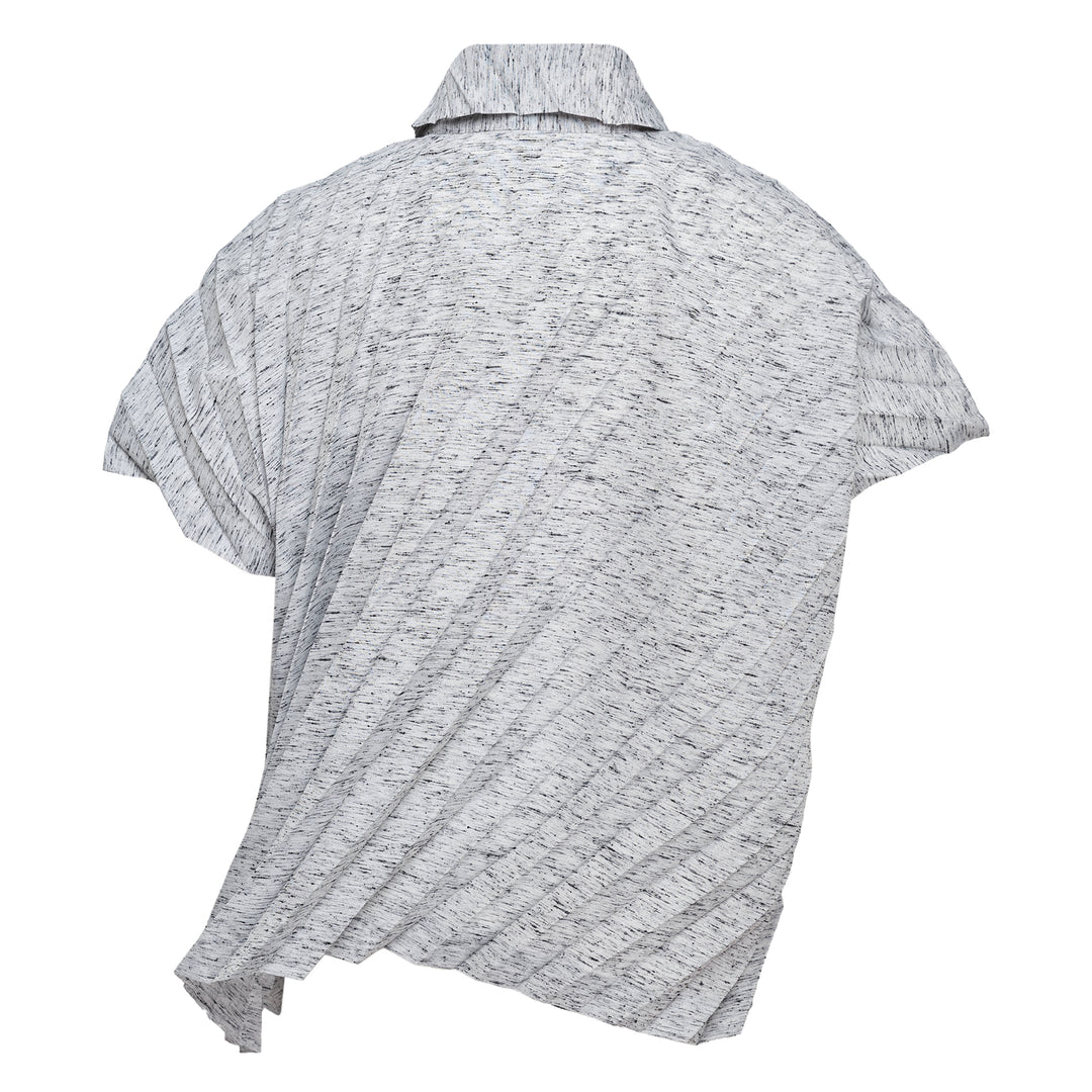 REmeTEX Nep Pleated Short Sleeve Shirt