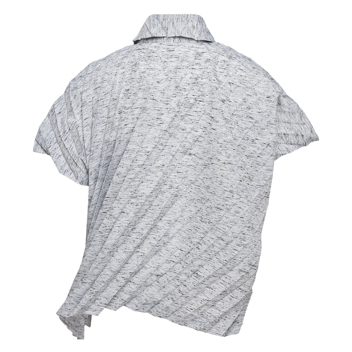 REmeTEX Nep Pleated Short Sleeve Shirt