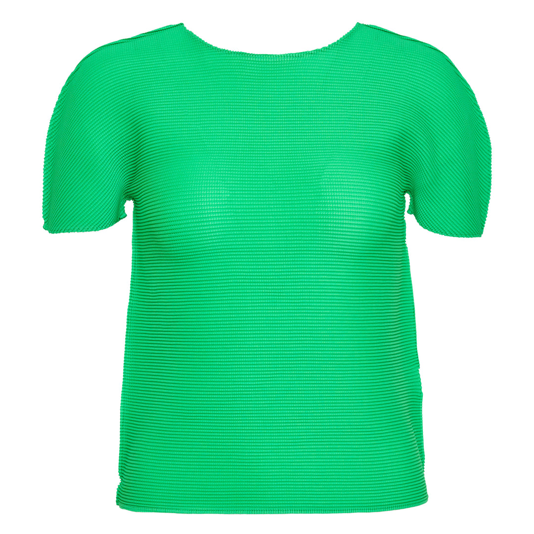 me ISSEY MIYAKE Stretch Pleats Short Sleeve Top – Available at Club 21, Official Retailer in Singapore, Malaysia & Thailand with Global Shipping Online