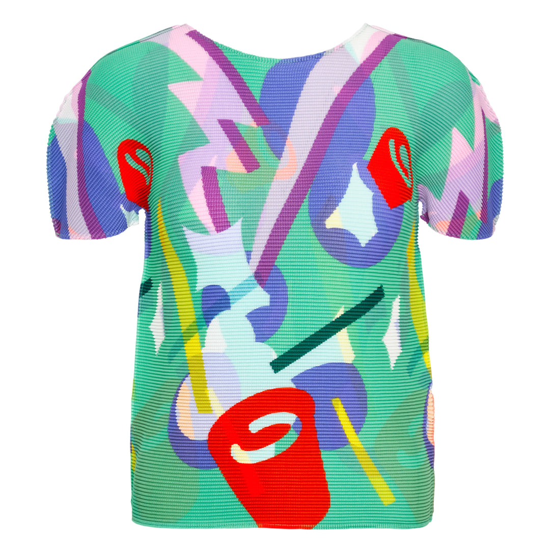 me ISSEY MIYAKE Pleated Short Sleeve Top – Available at Club 21, Official Retailer in Singapore, Malaysia & Thailand with Global Shipping Online