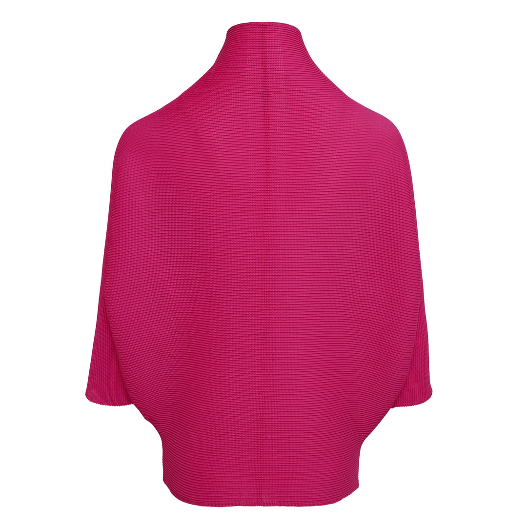 Dolman Stretch Pleated Cardigan