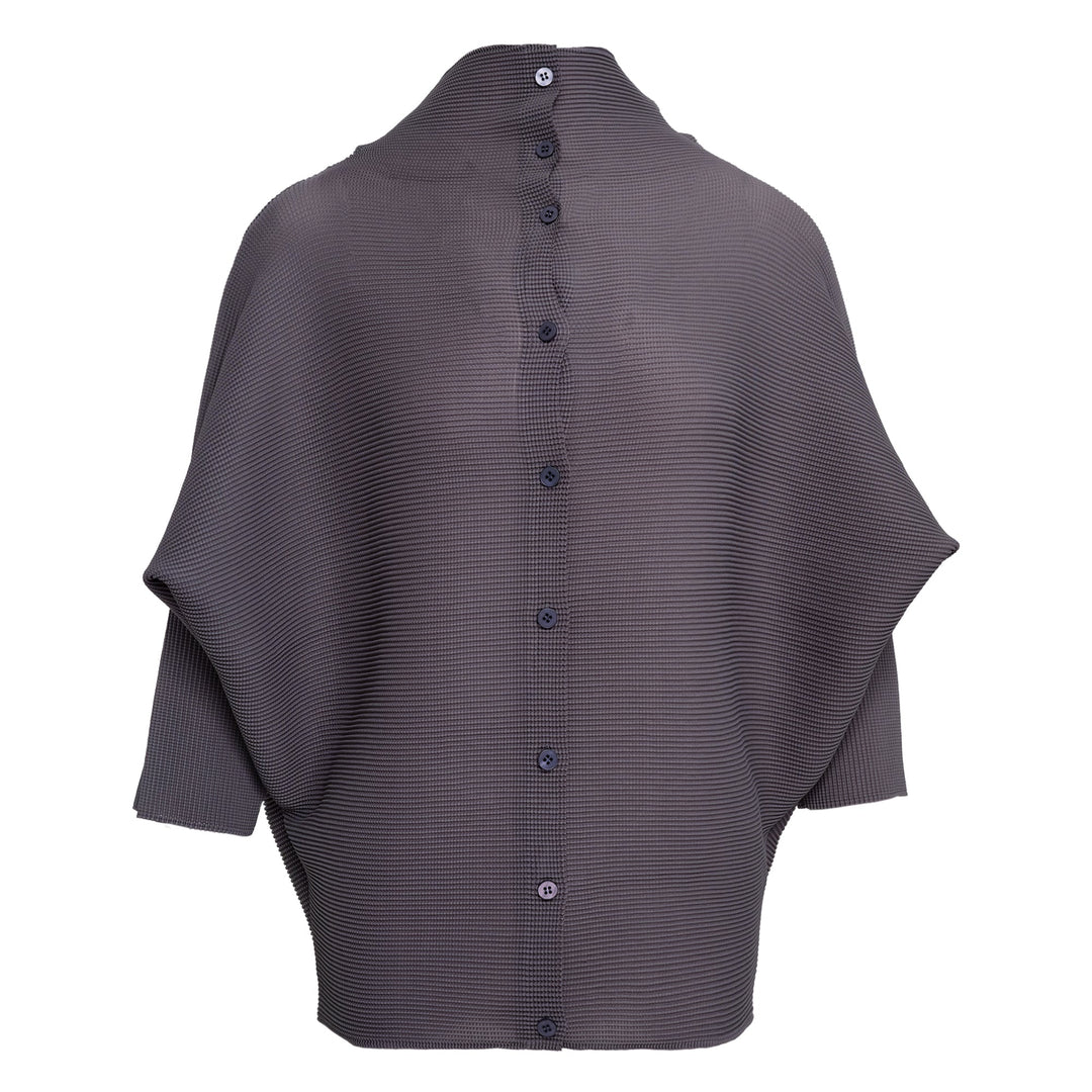 Dolman Stretch Pleats Cardigan