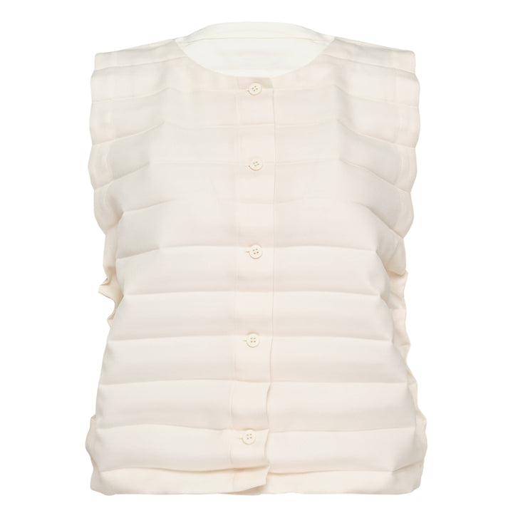 Ripple Pleats Tank Top
