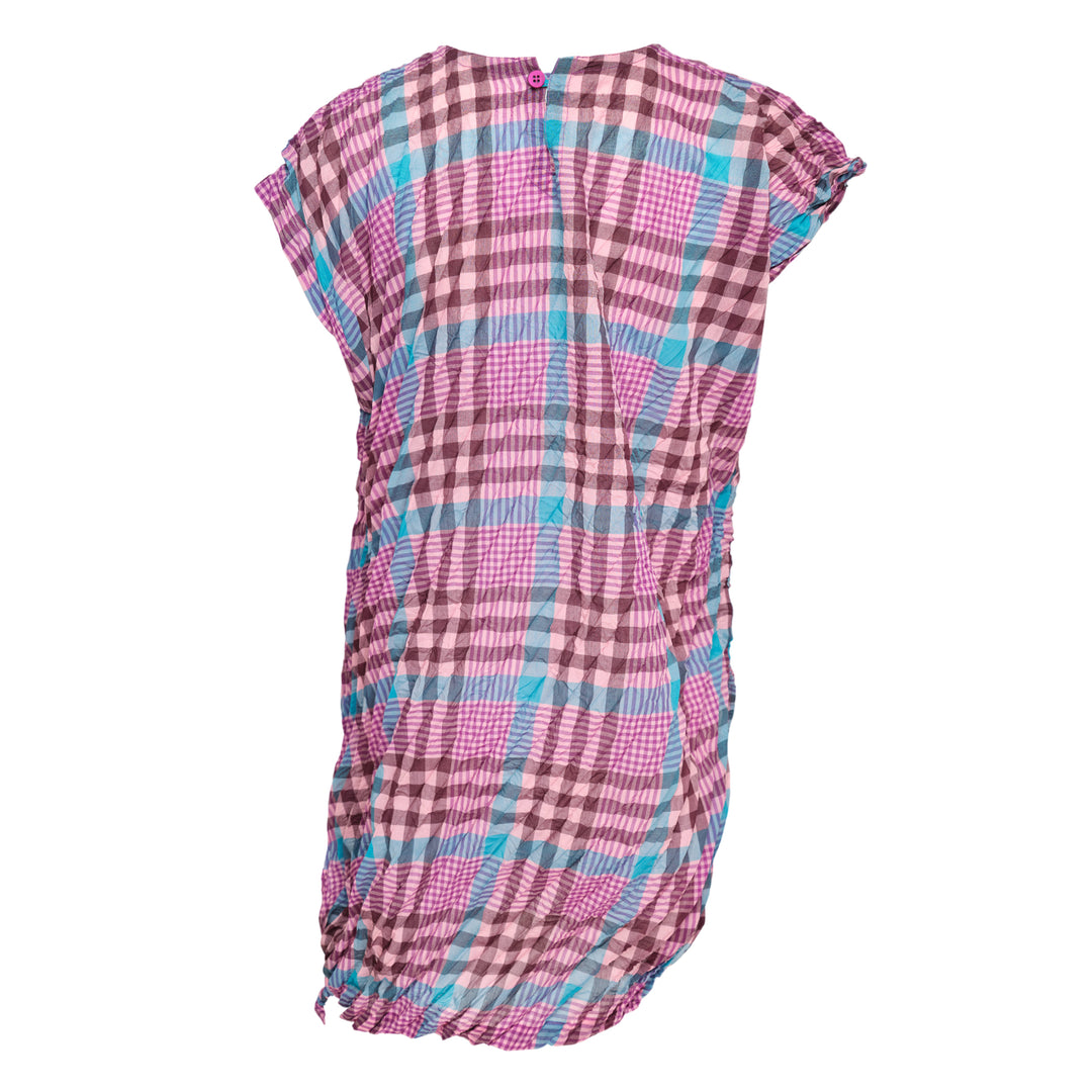 me ISSEY MIYAKE Check Whipped Pleats Shirt Tunic – Available at Club 21, Official Retailer in Singapore, Malaysia & Thailand with Global Shipping Online