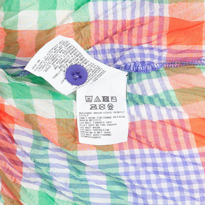 me ISSEY MIYAKE Check Whipped Pleats Shirt Tunic – Available at Club 21, Official Retailer in Singapore, Malaysia & Thailand with Global Shipping Online