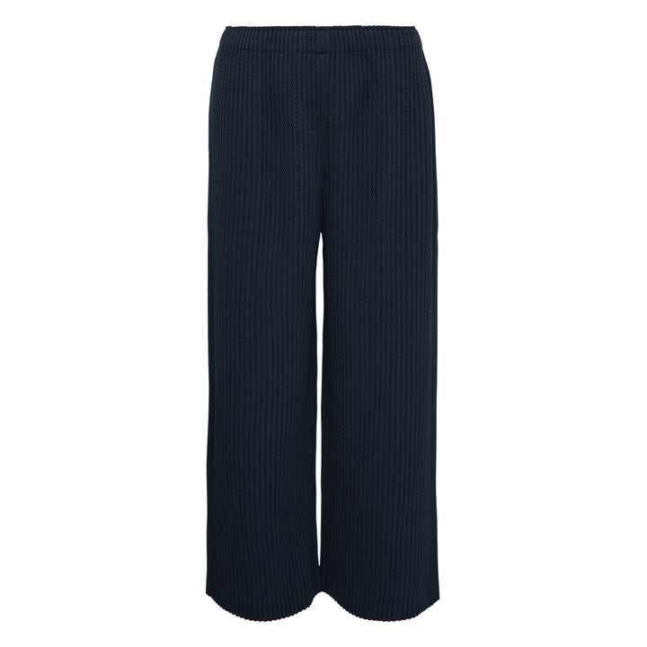 Warm Mesh Pleats Pants