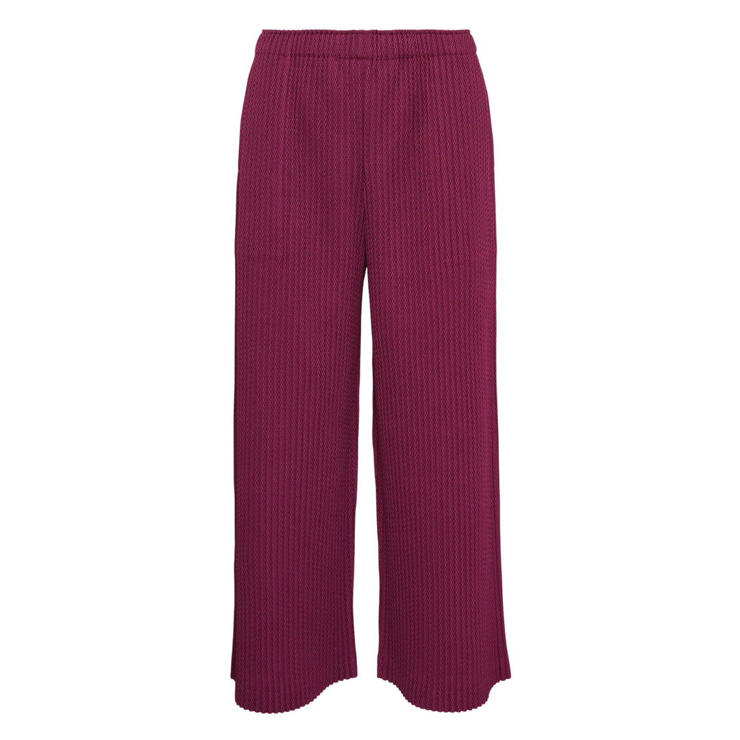 Warm Mesh Pleats Pants