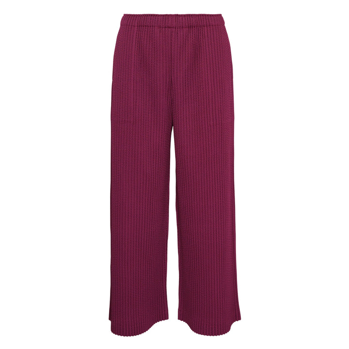 Warm Mesh Pleats Pants