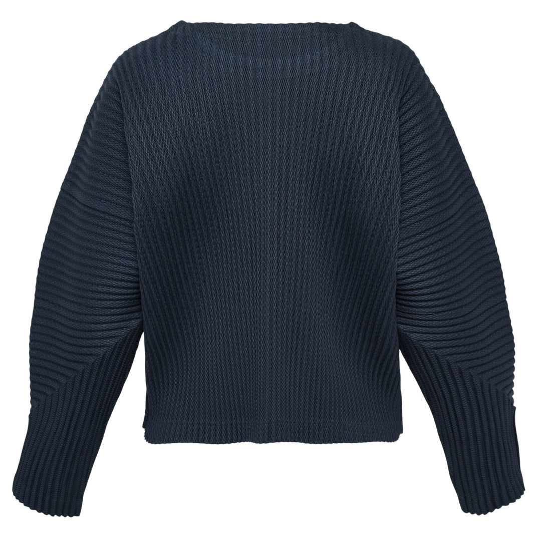 Warm Mesh Pleats Top