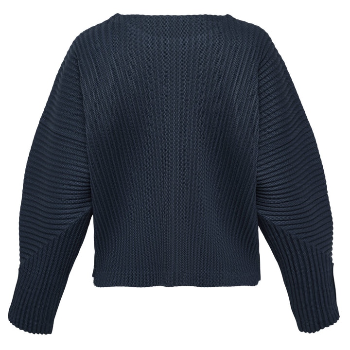 Warm Mesh Pleats Top