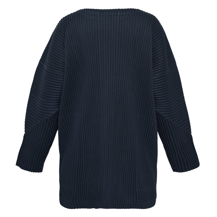 Warm Mesh Pleats Cardigan