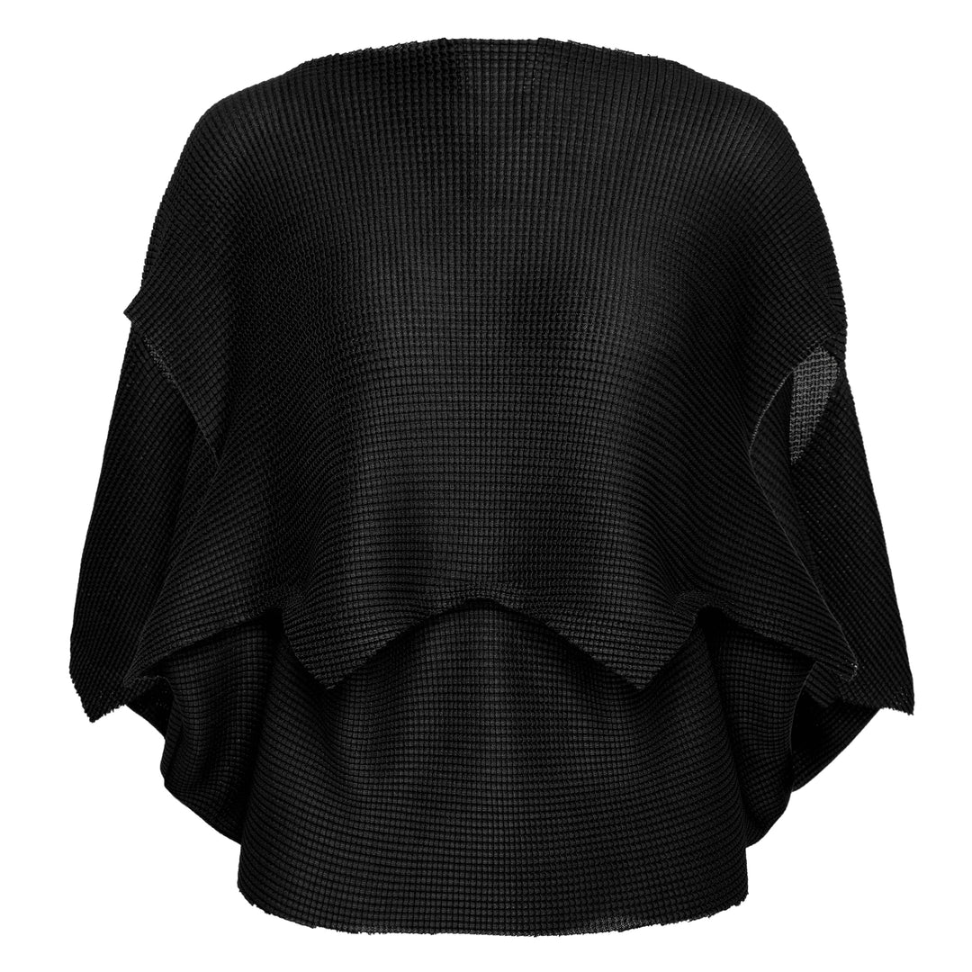 me ISSEY MIYAKE Giza Knit Stretch Pleated Top – Available at Club 21, Official Retailer in Singapore, Malaysia & Thailand with Global Shipping Online