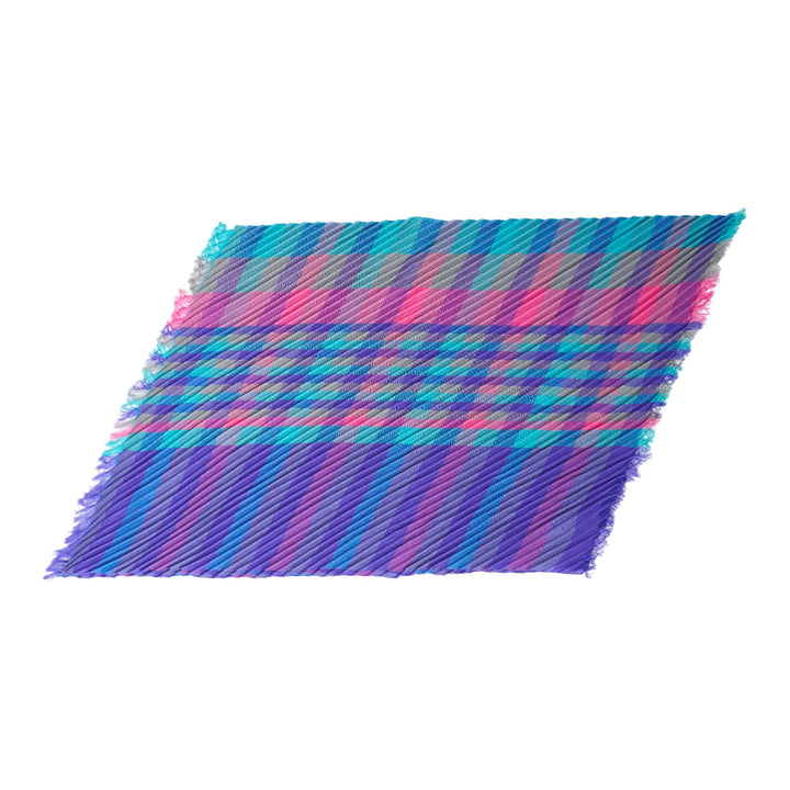 Check Pleats Stole