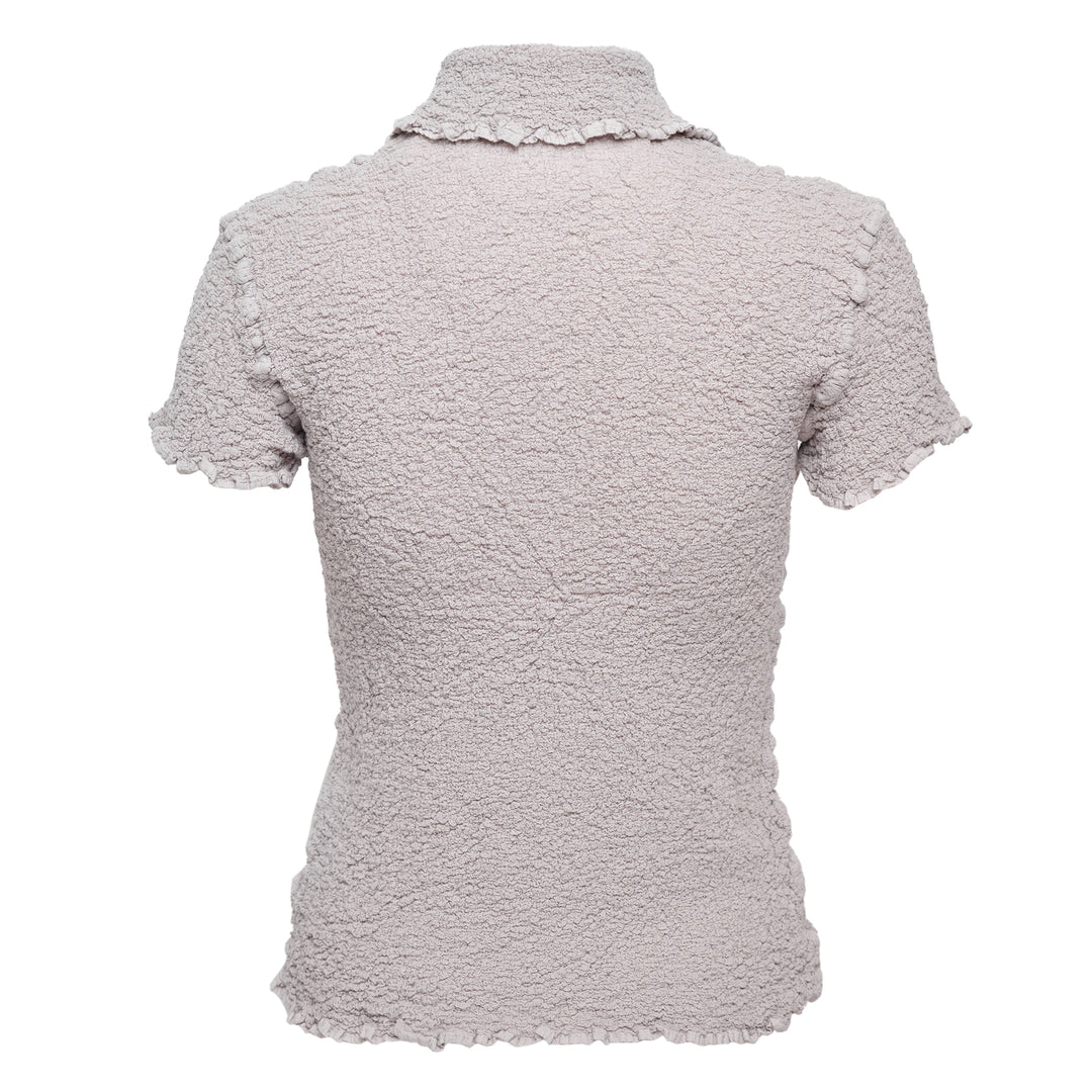Cauliflower Color Polo Top