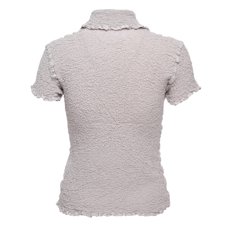Cauliflower Color Polo Top
