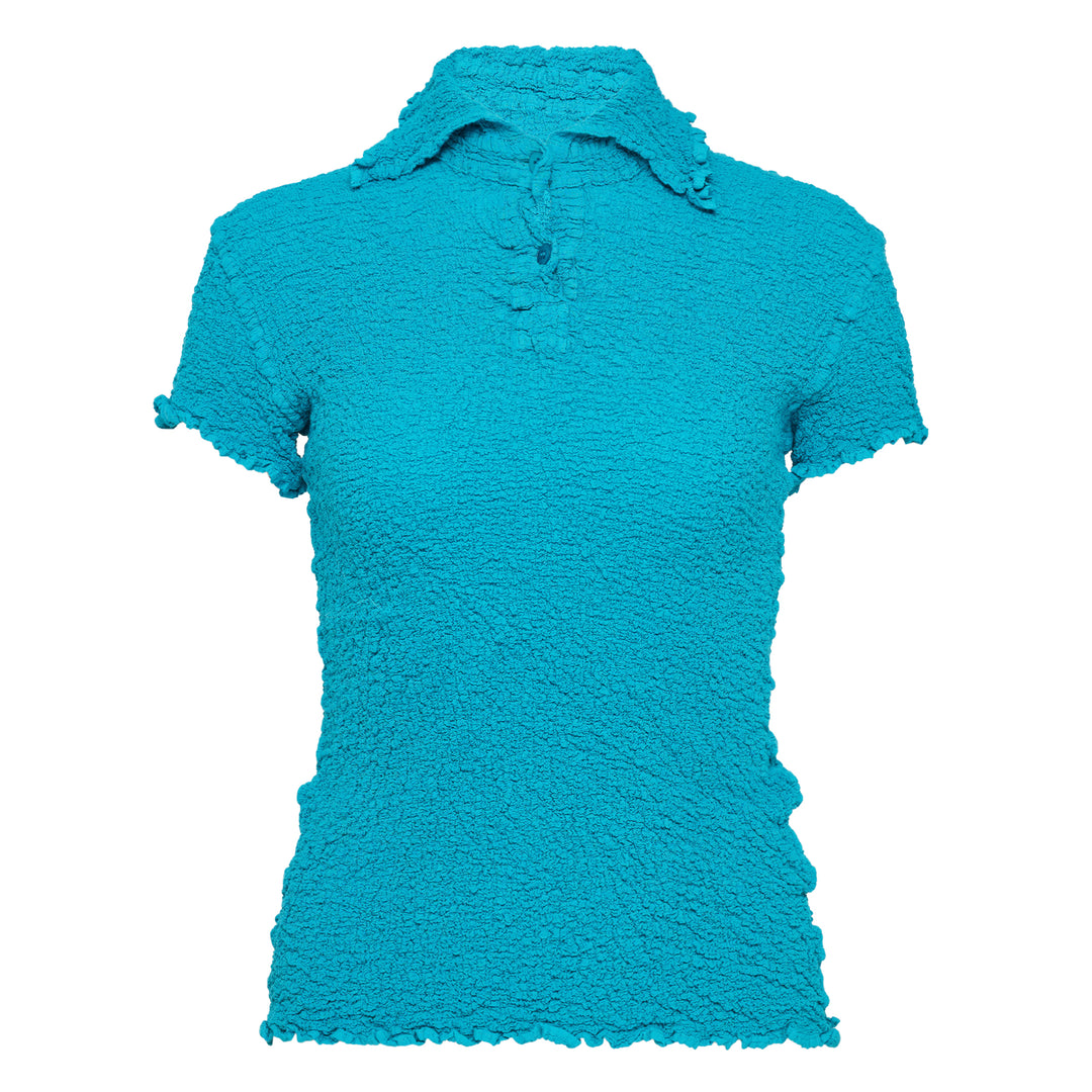 me ISSEY MIYAKE Cauliflower Color Polo Top – Available at Club 21, Official Retailer in Singapore, Malaysia & Thailand with Global Shipping Online