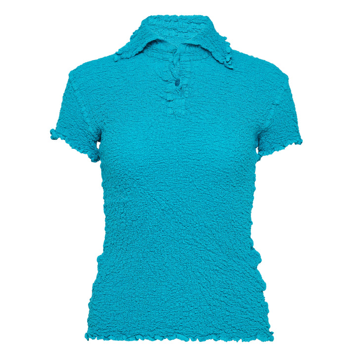 me ISSEY MIYAKE Cauliflower Color Polo Top – Available at Club 21, Official Retailer in Singapore, Malaysia & Thailand with Global Shipping Online