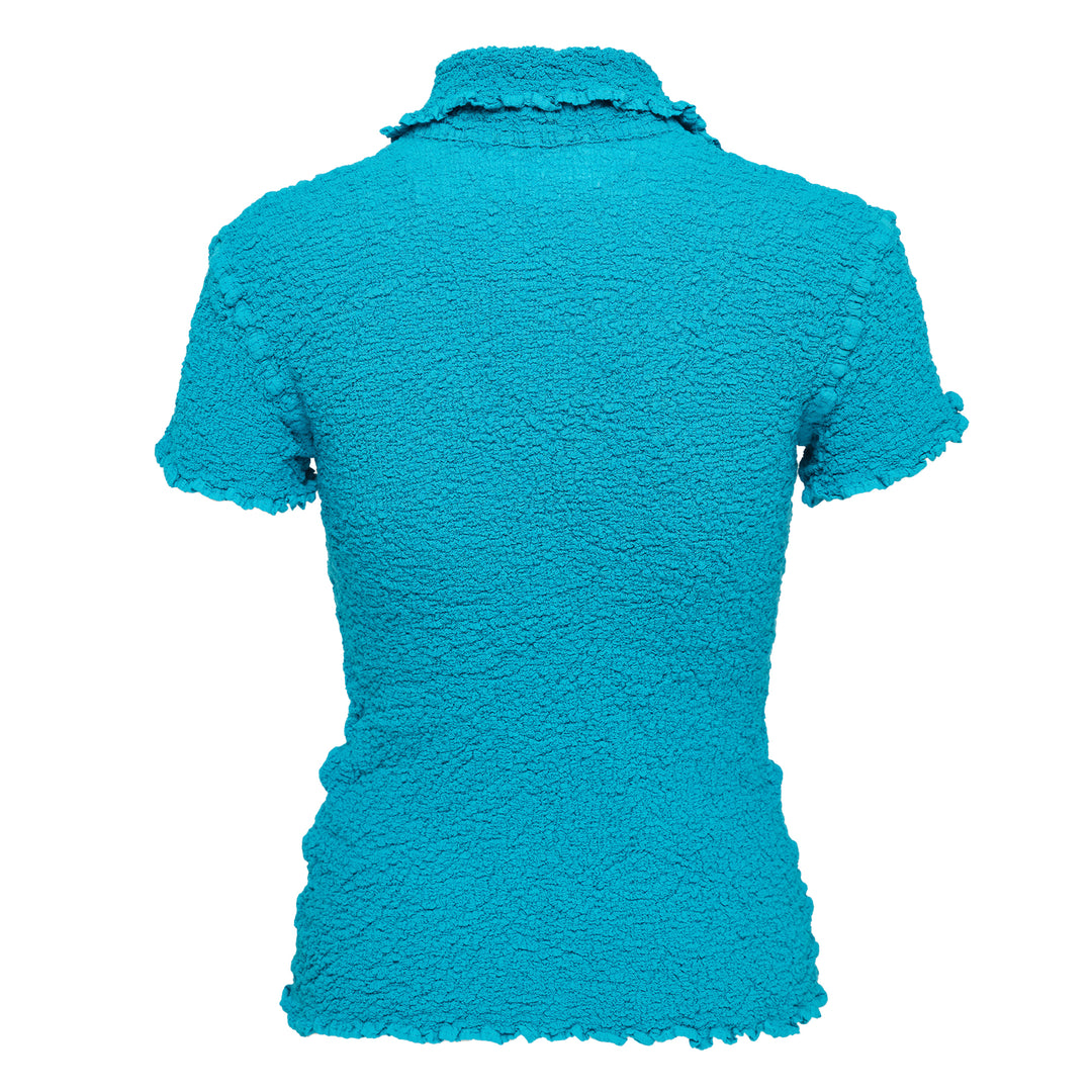 me ISSEY MIYAKE Cauliflower Color Polo Top – Available at Club 21, Official Retailer in Singapore, Malaysia & Thailand with Global Shipping Online