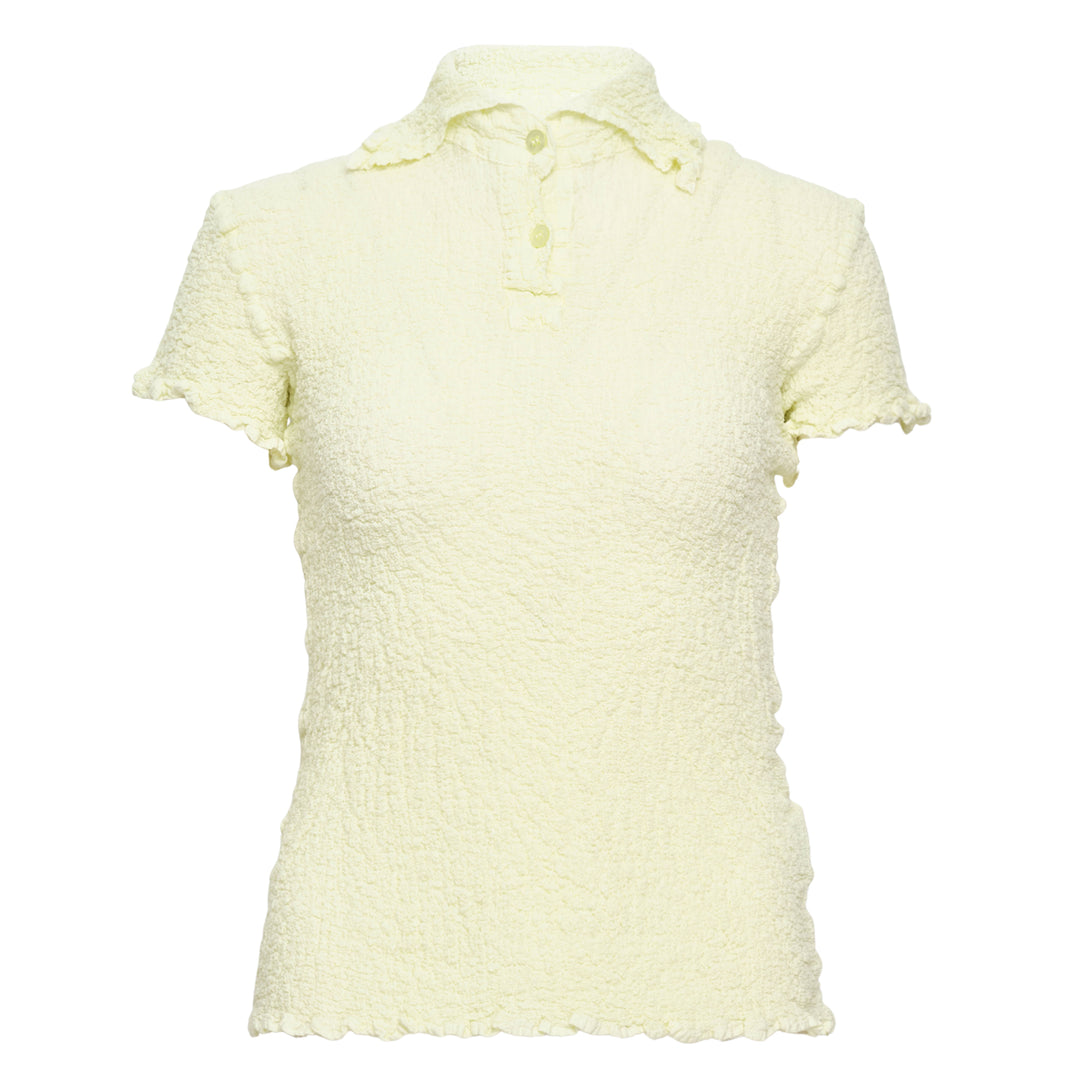 Cauliflower Color Polo Top