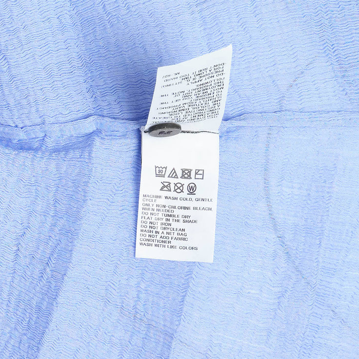 Ripple See-Through Crepe Cardigan