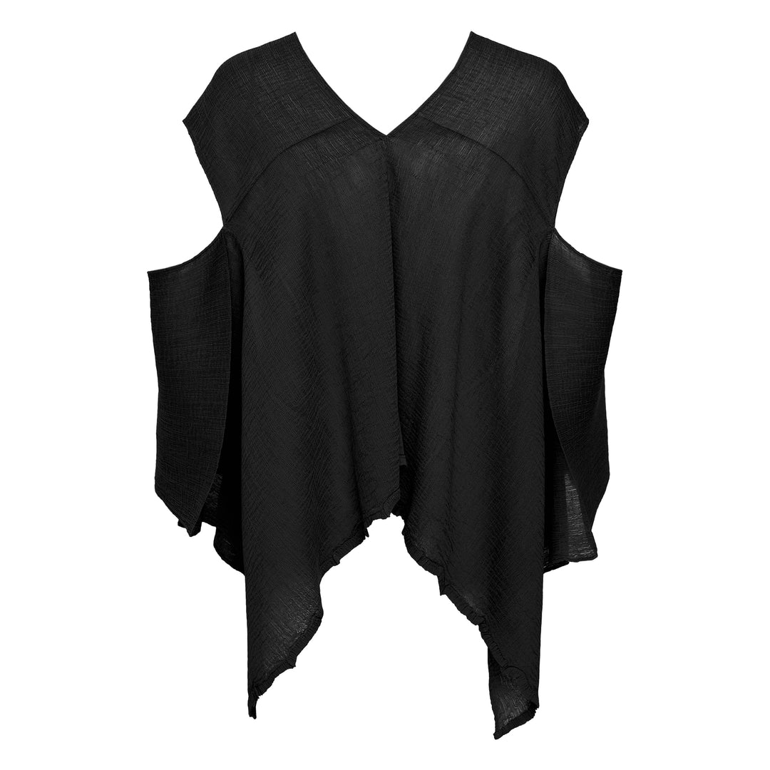 Flat See-Through Crepe Tank