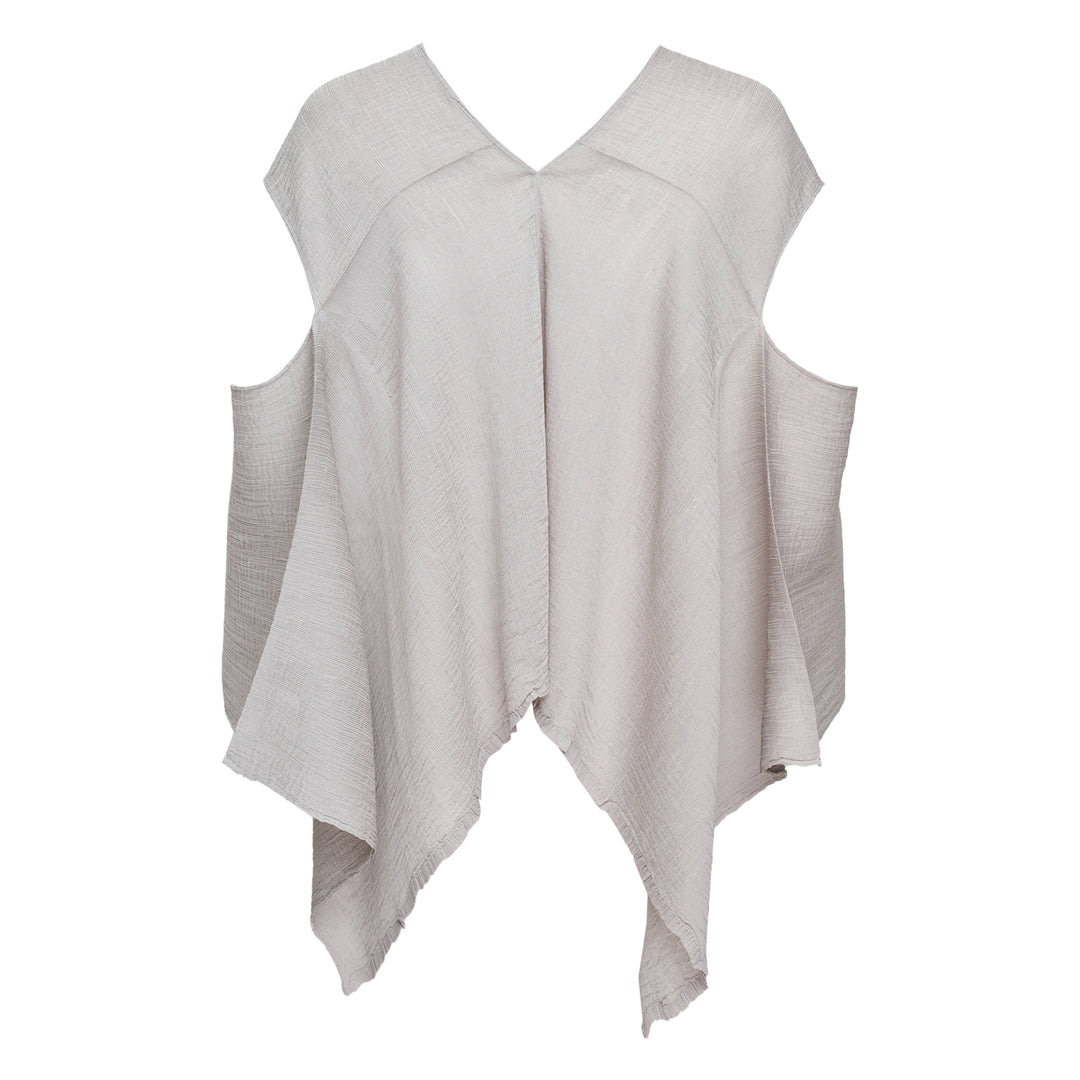 Flat See-Through Crepe Tank