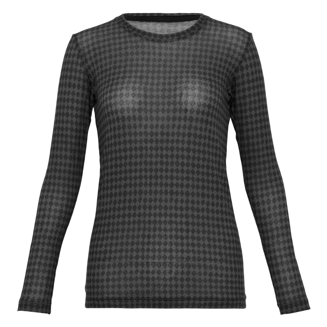 Diamond Wool Mix Jersey Top